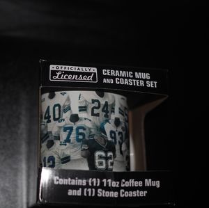 Boelter Brands ceramic mug and coaster set